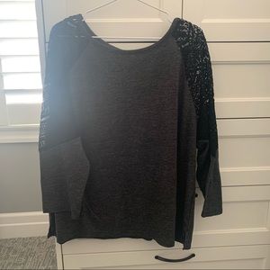 Old Navy 3/4 Sleeve Top with Shoulder Detail